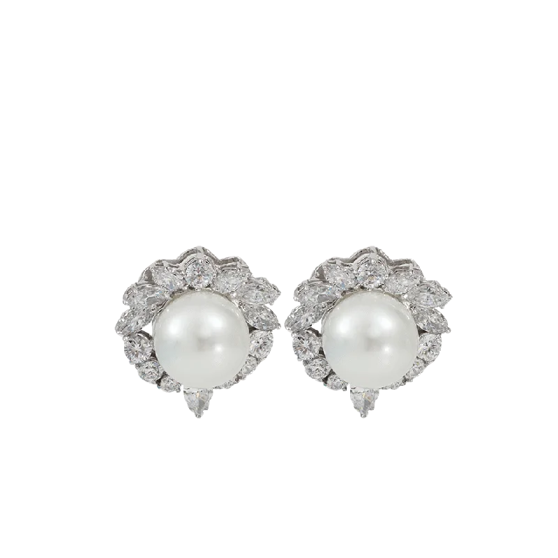 Heavy Duty Stud Earrings for Durability -Pearl Stud Earrings