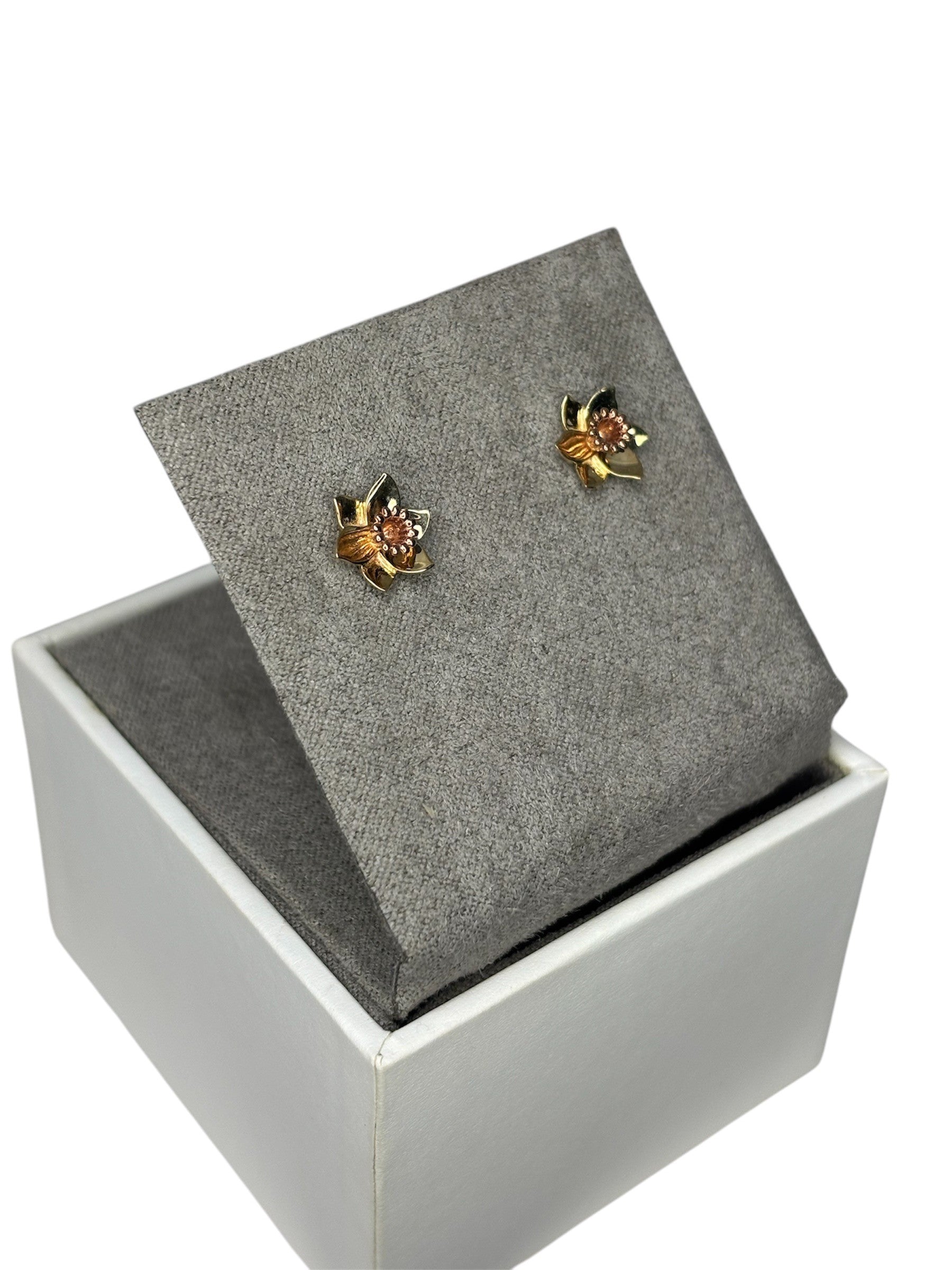 Detachable Stud Earrings with Charms -Clogau Daffodil Stud Earrings