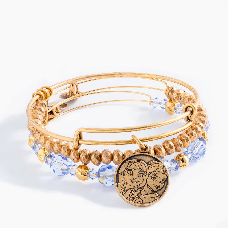 Bangles with tiger eye bands for warmth -Disney® Frozen Beaded Bracelet Set