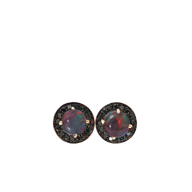 Leverback Stud Earrings for Comfort -Opal Stud Earrings