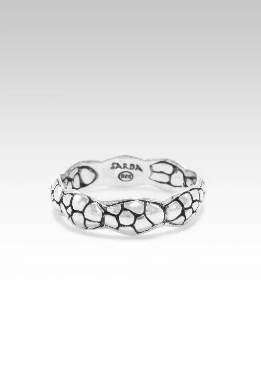 Women’s rings with claw-set jade for security -Hope Endures Ring™ in Watermark