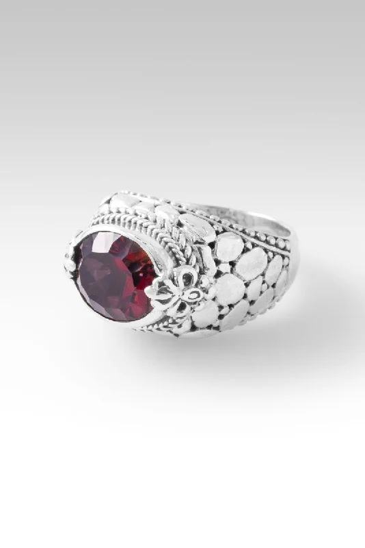 Women’s rings with fluorite stones for hues -Inspire Greatness Ring™ in Berrylicious Mystic Quartz