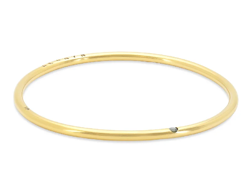 Bangles with chunky designs for statement wear -Bangle Bracelet in 18K Gold