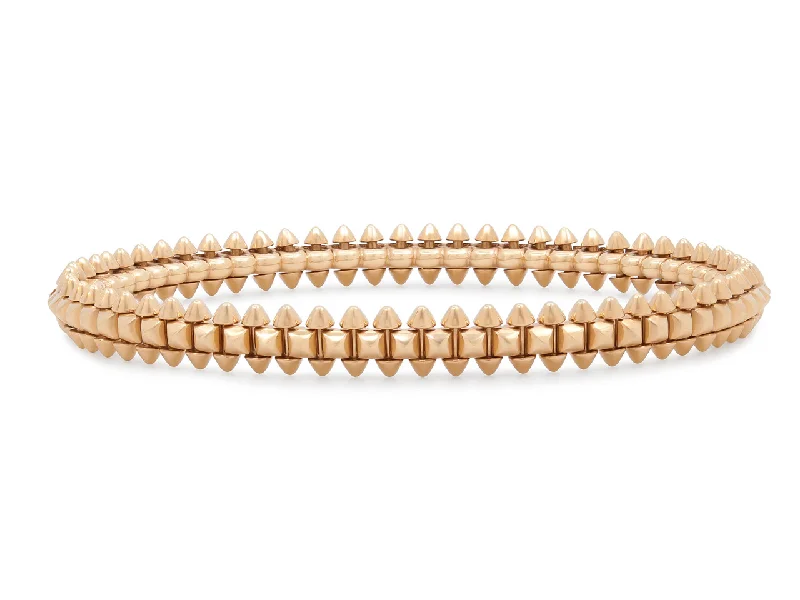 Bracelets with carved rose quartz for romance -Cartier 'Clash de Cartier' Bracelet in 18K Rose Gold, Small Model, Size 17