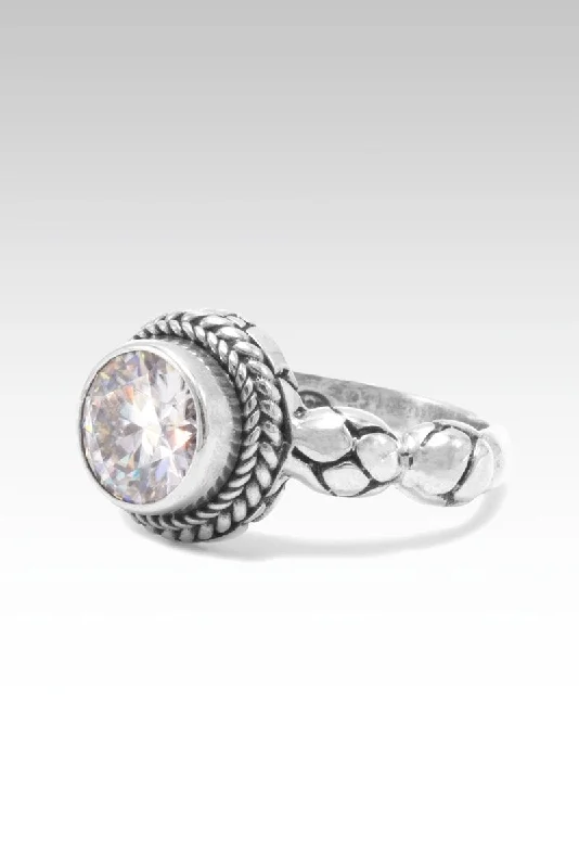 Women’s rings with star sapphire for glow -Made For More Ring™ in Moissanite