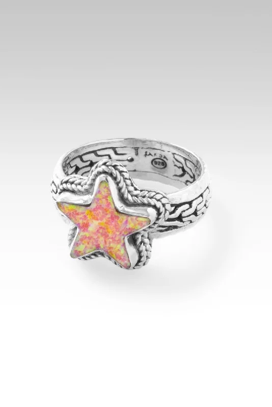 Women’s rings with pearl clusters for elegance -Shoot for the Stars Ring™ in Shooting Star Simulated Opal