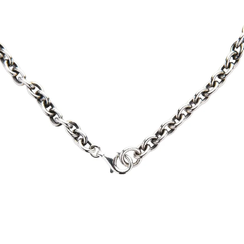 Best necklaces and pendants with heart-shaped designs for a romantic look-5mm Oval Cable Chain 925 Sterling Silver Necklace