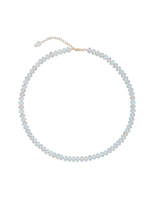 Elegant necklaces and pendants with diamond accents for added sparkle-Dani Necklace in Clear