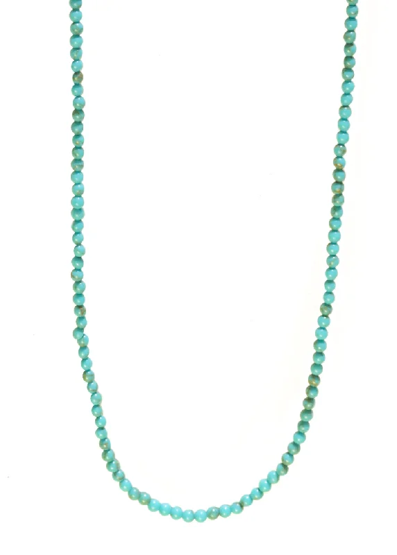 Elegant necklaces and pendants with diamond accents for added sparkle-Blue Beaded Necklace