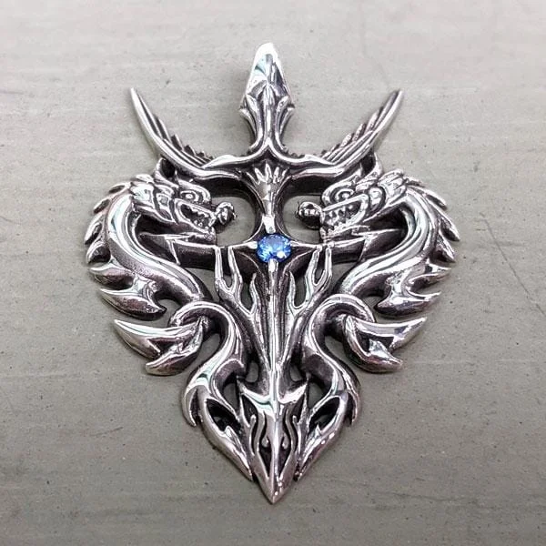 Best necklaces and pendants with infinity hearts for a romantic, eternal symbol-Silver Celtic Dragon Pendant