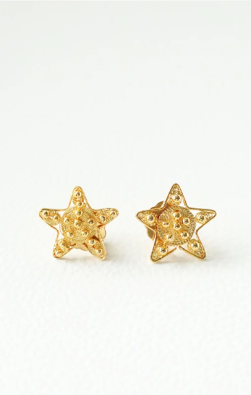 Best necklaces and pendants with emerald gemstones for a rich, sophisticated design-Studs Mini Sea Star