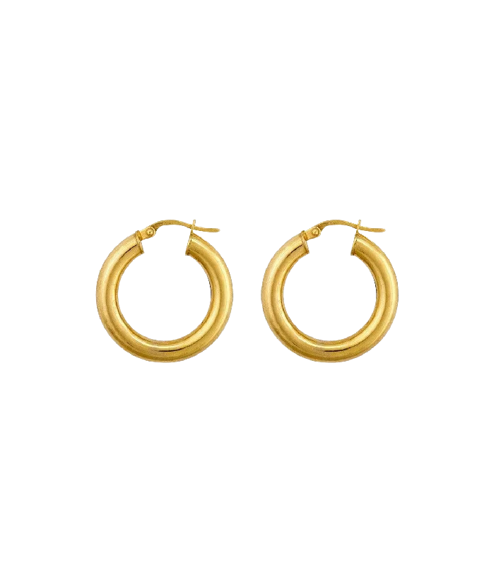 Necklaces and pendants with ocean-inspired designs for a refreshing, beachy feel-The Chloe Everyday Gold Hoops