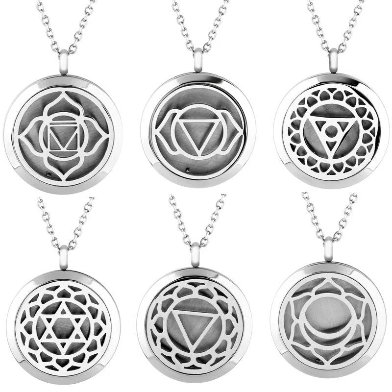 Unique necklaces and pendants with vintage-inspired designs for timeless appeal-Tranquil Essence Aromatherapy Necklace