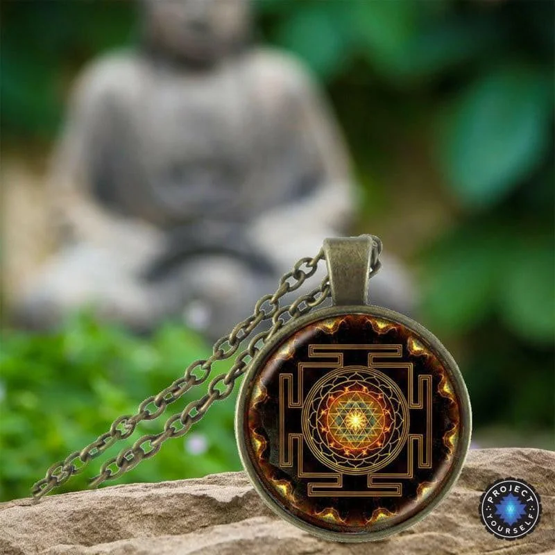 Sacred Sri Yantra Necklace